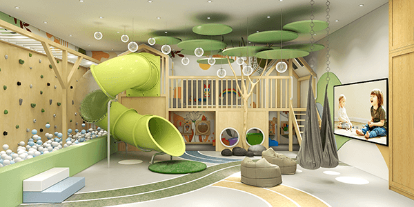 A Vibrant Kids’ Playroom