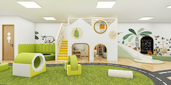 Cafe Children’s activity room in Florida states,USA